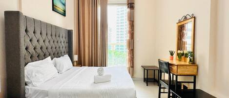 Appartement | 1 chambre, minibar, bureau, espace de travail pour ordinateurs portables