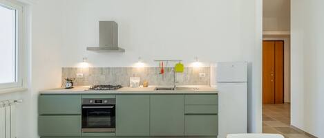 Kühlschrank, Ofen, Herdplatte, Geschirrspüler