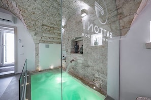 Una piscina riscaldata