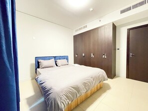 2 dormitorios, tabla de planchar con plancha, wifi y ropa de cama