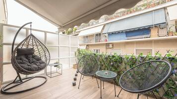 Comfort Apartment, City View | Terrace/patio