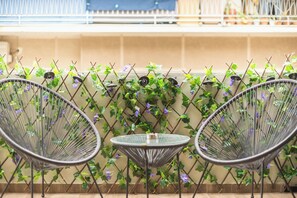 Comfort Apartment, City View | Terrace/patio - Newly Renovated Loft by Cloudkeys (Athens)