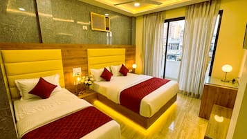Free WiFi, bed sheets