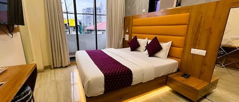 Chambre Deluxe double | AccĂšs au Wi-Fi (inclus), literie fournie