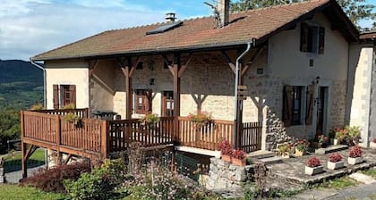 Charming house with SPA in Bourbonnaise mountains