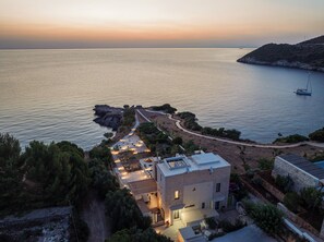 Aerial view - Terra Petra Villa - The Seafront Retreat (Zakynthos)