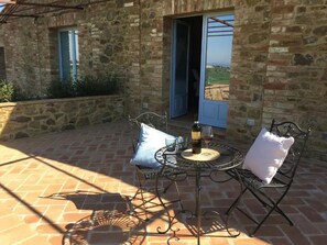 Terrace/patio - Cordella in Valdorcia Truffle & Olive Oil Resort - Podere Borgasso (Montalcino)