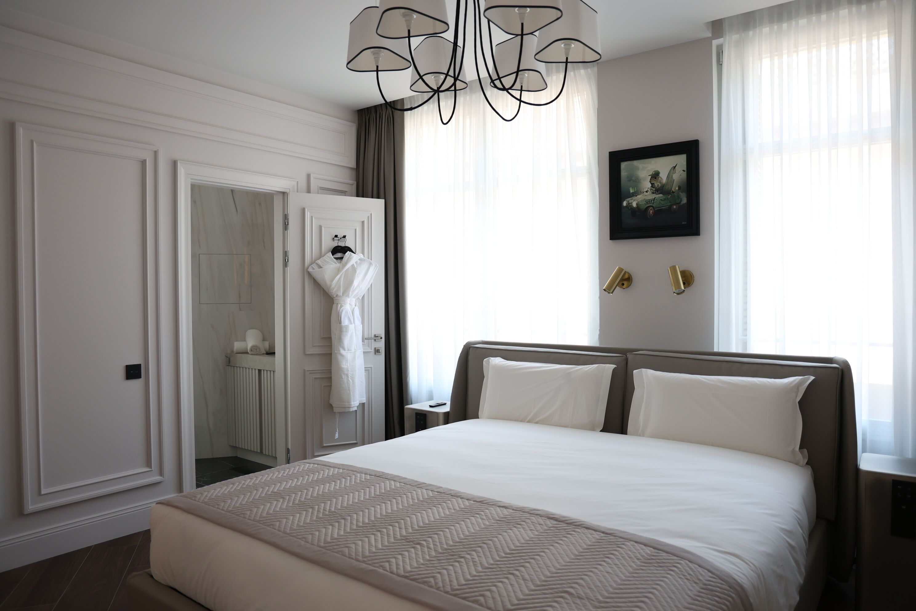 Penthouse Cao cấp | Khu phòng khách | TV màn hình phẳng 