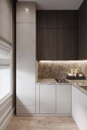 Apartemen Mewah | Area keluarga | TV layar datar