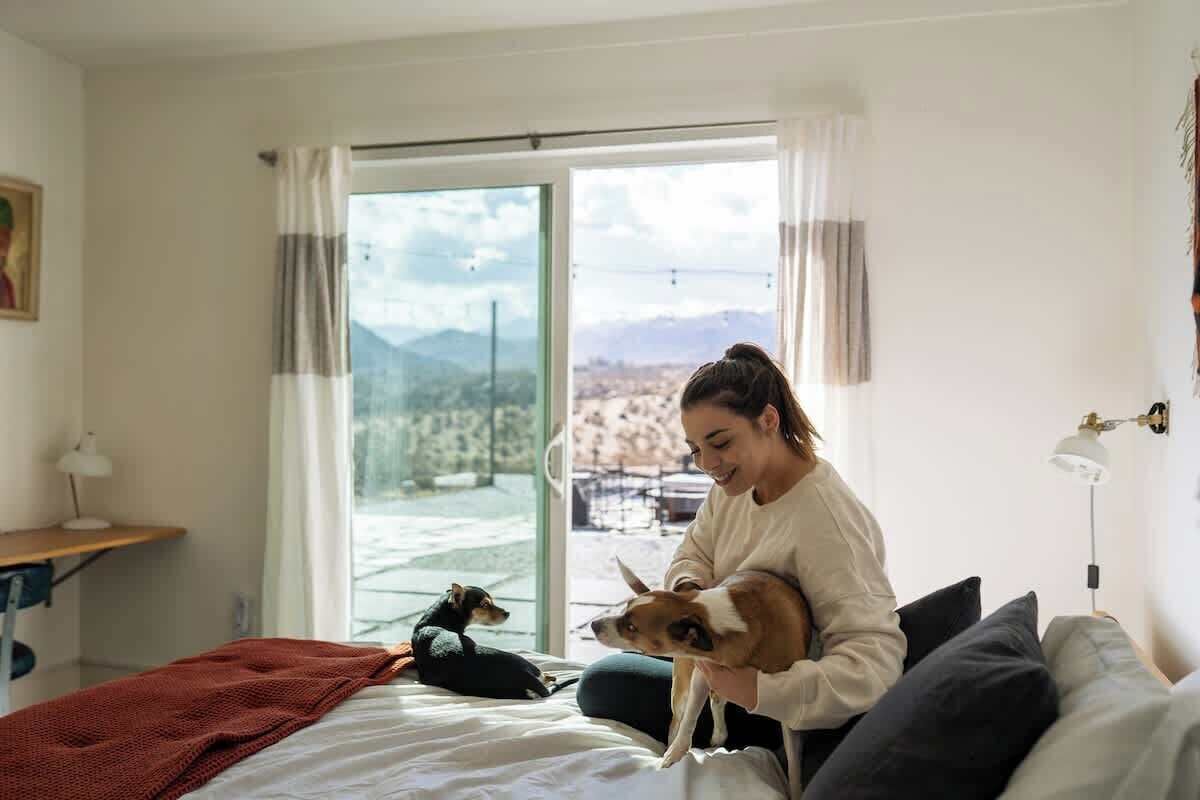 2 slaapkamers, een strijkplank/strijkijzer, reisbedje, wifi