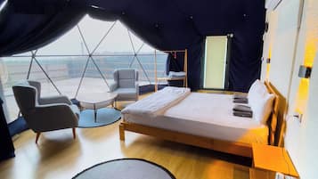 Havuzsuz Jakuzili Dome Ev | 2 bedrooms, premium bedding, down comforters, memory foam beds