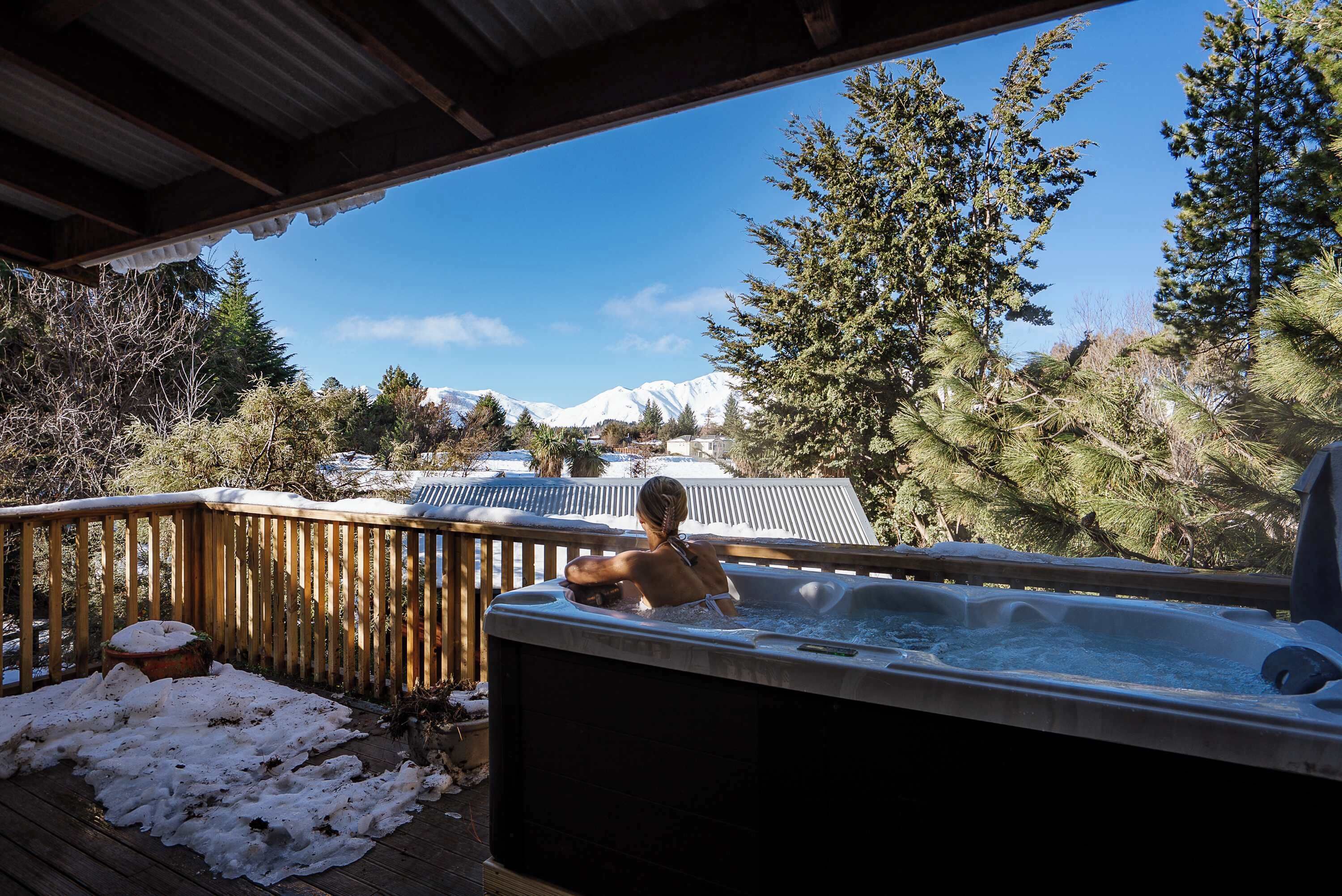 Bain à remous extérieur