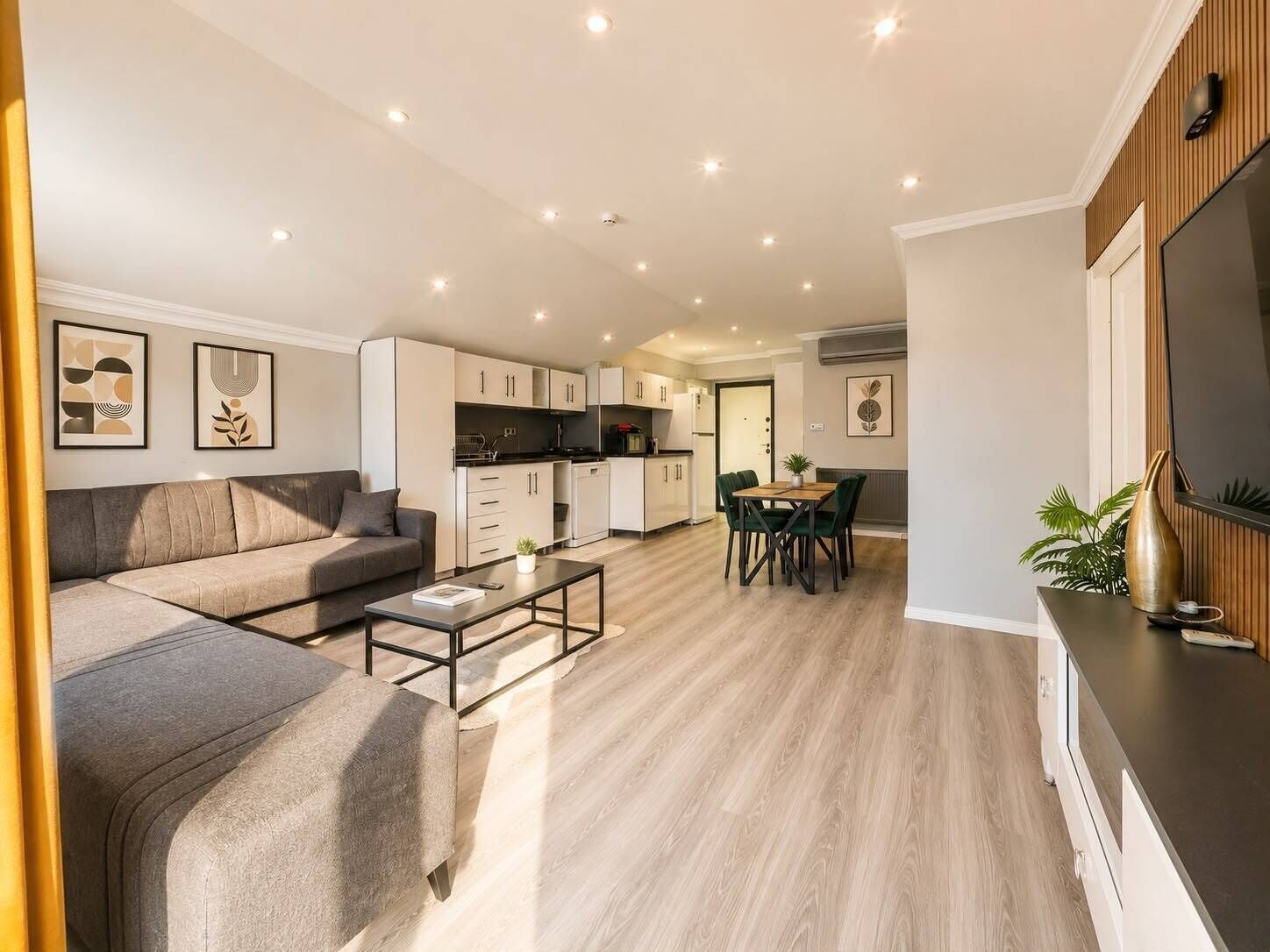 Design Apartment, 2 Bedrooms, Kitchen, Garden View | Egyptian cotton sheets, premium bedding, down comforters, minibar