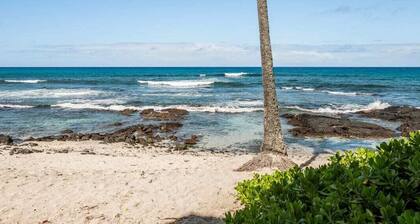 Peek-a-boo Oceanview Studio | AC & small beach