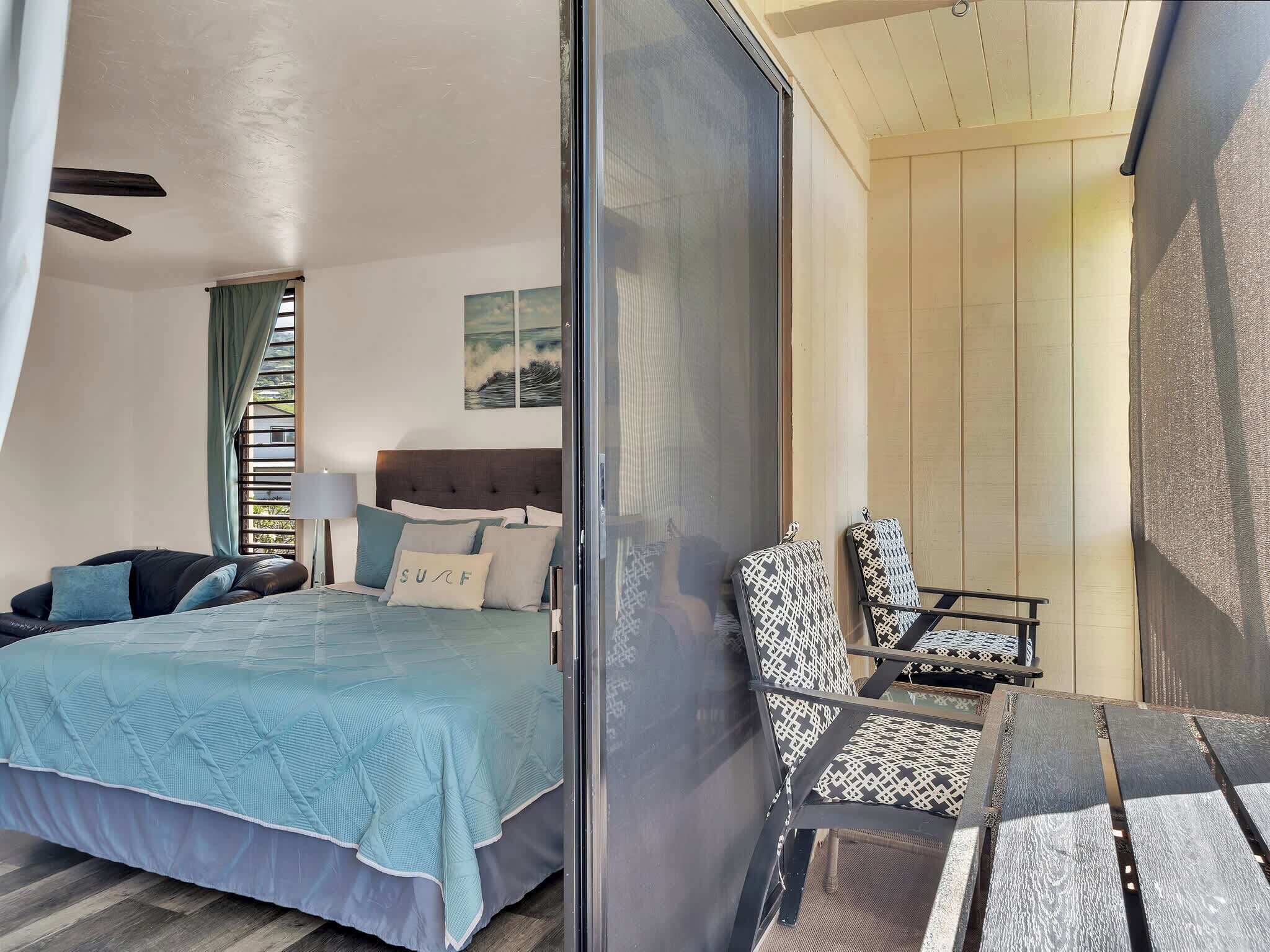 1 dormitorio, escritorio, tabla de planchar con plancha y wifi