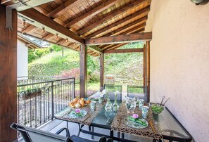 Outdoor dining - L’Acero Rosso - Giardino privato e Box auto (Menaggio)