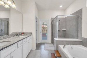 Hair dryer, towels