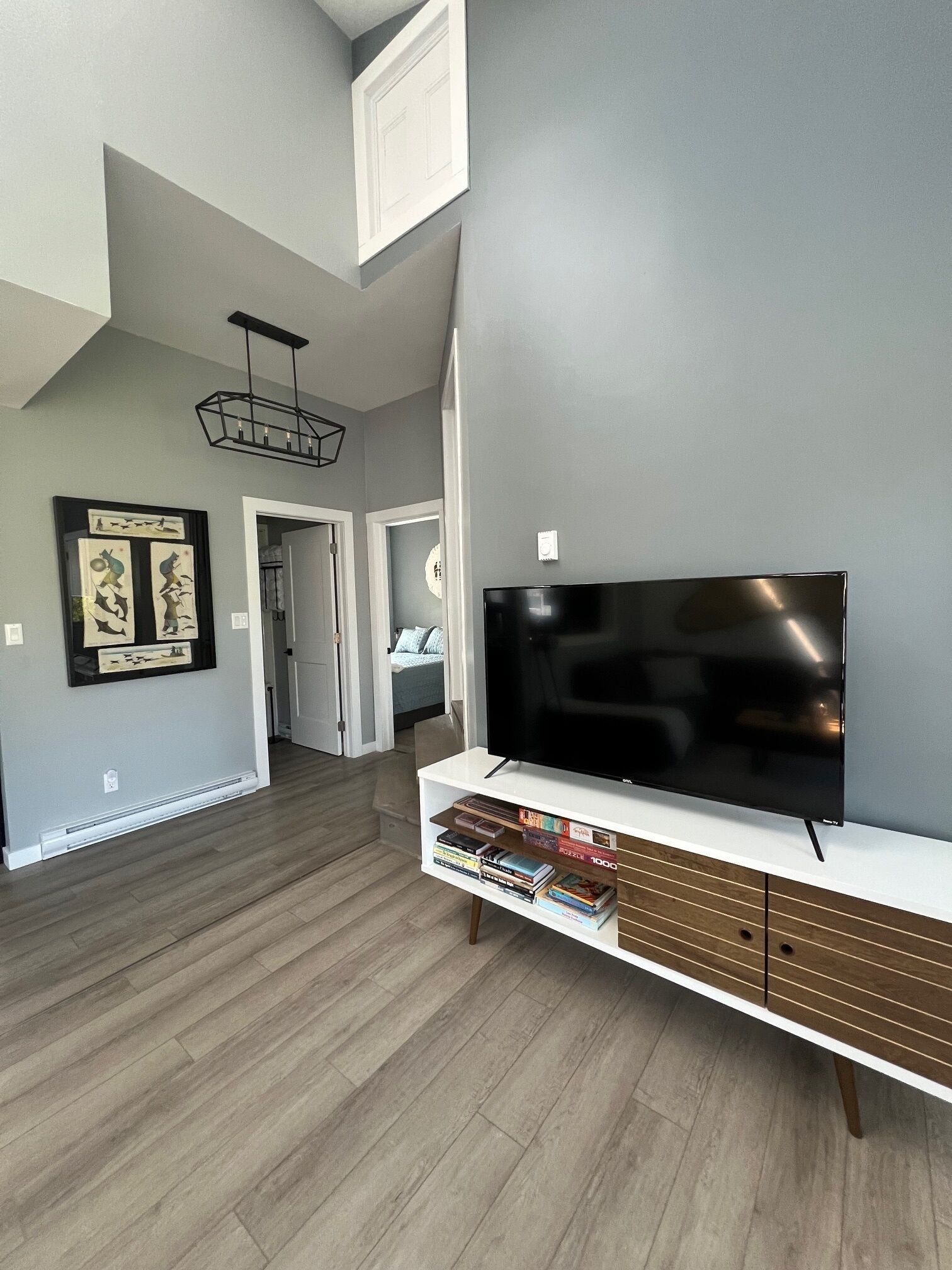 2 soverom, strykejern/-brett, reiseseng for barn og wi-fi (inkludert)