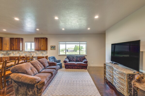 House (4 Bedrooms) | Front of property - 5 Mi to Devil Creek Reservoir: Idaho Farmhouse! (Malad City)