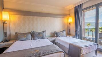 Standard Room, Sea View | Select Comfort beds, minibar, in-room safe, desk