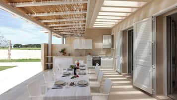 Standard Villa, Multiple Bedrooms (Podere La Rimunda Otranto Garden And) | Outdoor dining