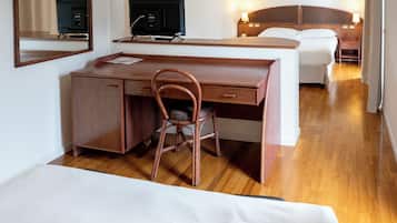 Quadruple Room, Partial Sea View | Desk, iron/ironing board, free WiFi