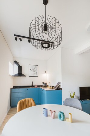 Dining - 2BR with city view - Observation Deck Apartments - (Kaunas)