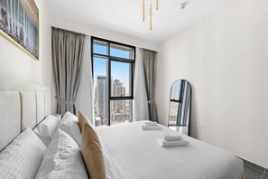 1 bedroom, soundproofing, iron/ironing board, WiFi - Stylish 1 Bedroom High Floor in Creek Edge (Dubai)