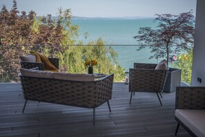 Deluxe-Apartment, Seeblick | Blick vom Balkon