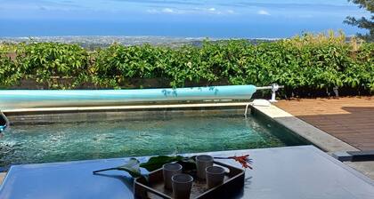 Villa Kaz 'O 'Reve avec piscine privée
Au calme avec vue mer et montagne