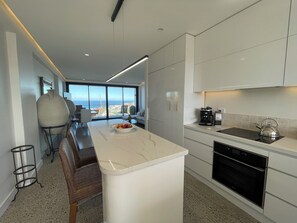 Fridge, microwave, oven, stovetop - Amazing Beach Views from 5th Floor Apartment (Tamarama)