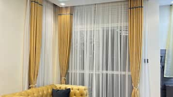 Apartamento empresarial, geladeira, no canto | 1 quarto, Wi-Fi de cortesia