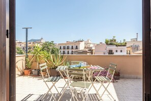 Apartment, City View | Terrace/patio - The Terrace Behind the Cathedral by Wonderful Italy (Palermo)