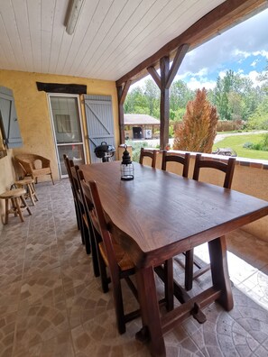 Restauration en plein air