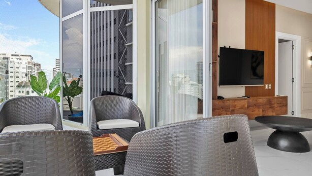 Appartement, 1 slaapkamer, toegankelijk voor mindervaliden, roken | Terrein van de accommodatie