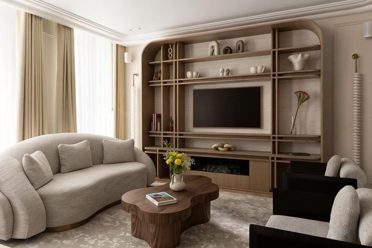 Living area | 65-inch Smart TV with cable channels, Netflix, streaming services