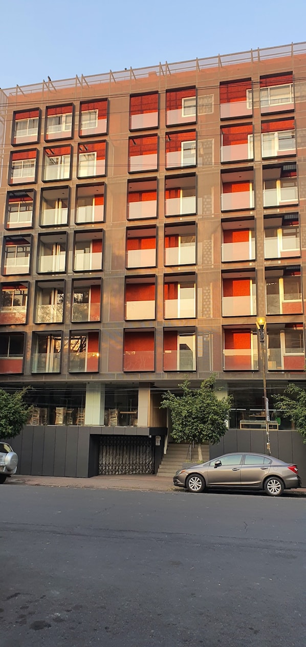 Façade de l’hébergement