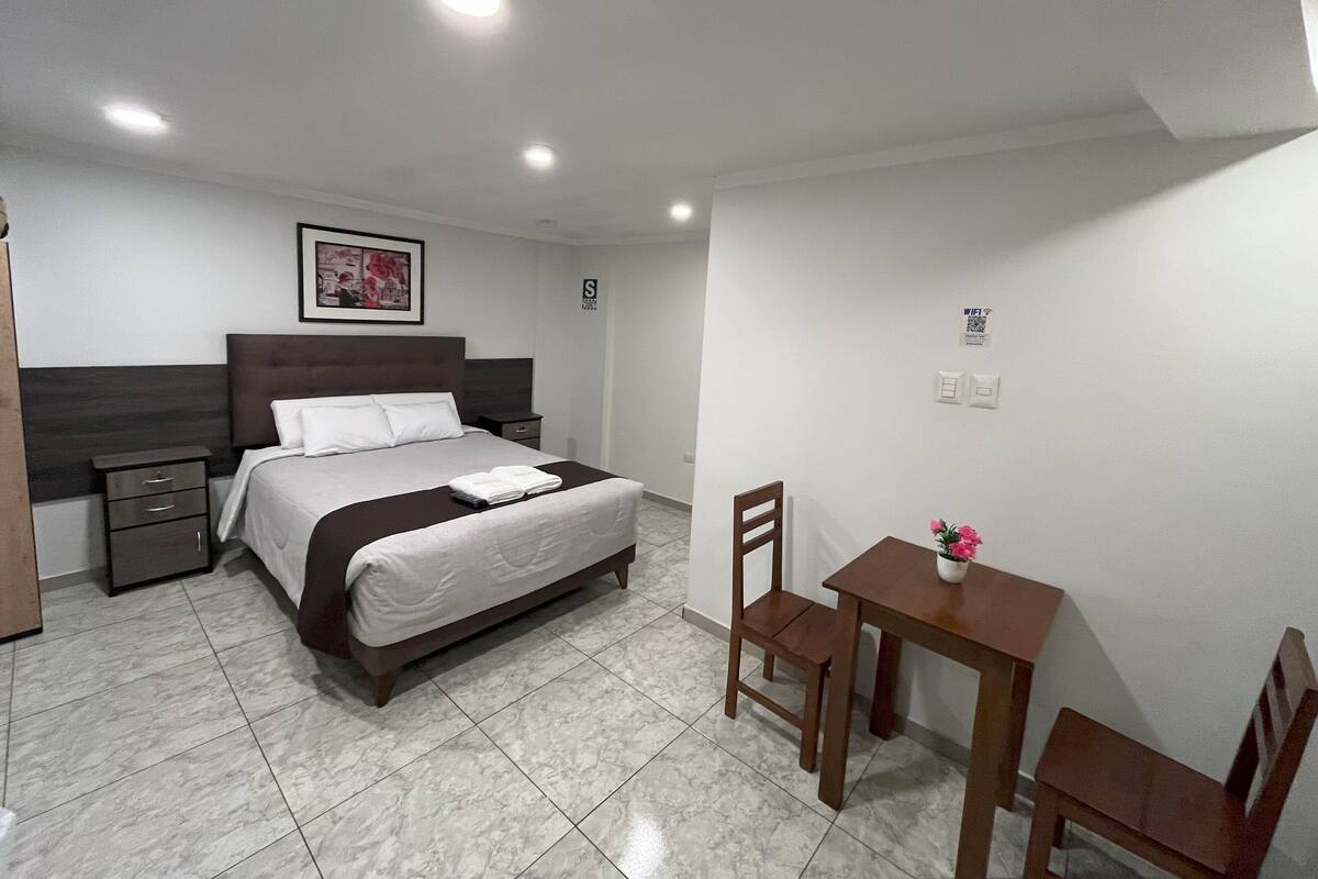 Habitación Matrimonial Queen size | 책상, 노트북 작업 공간, 무료 WiFi