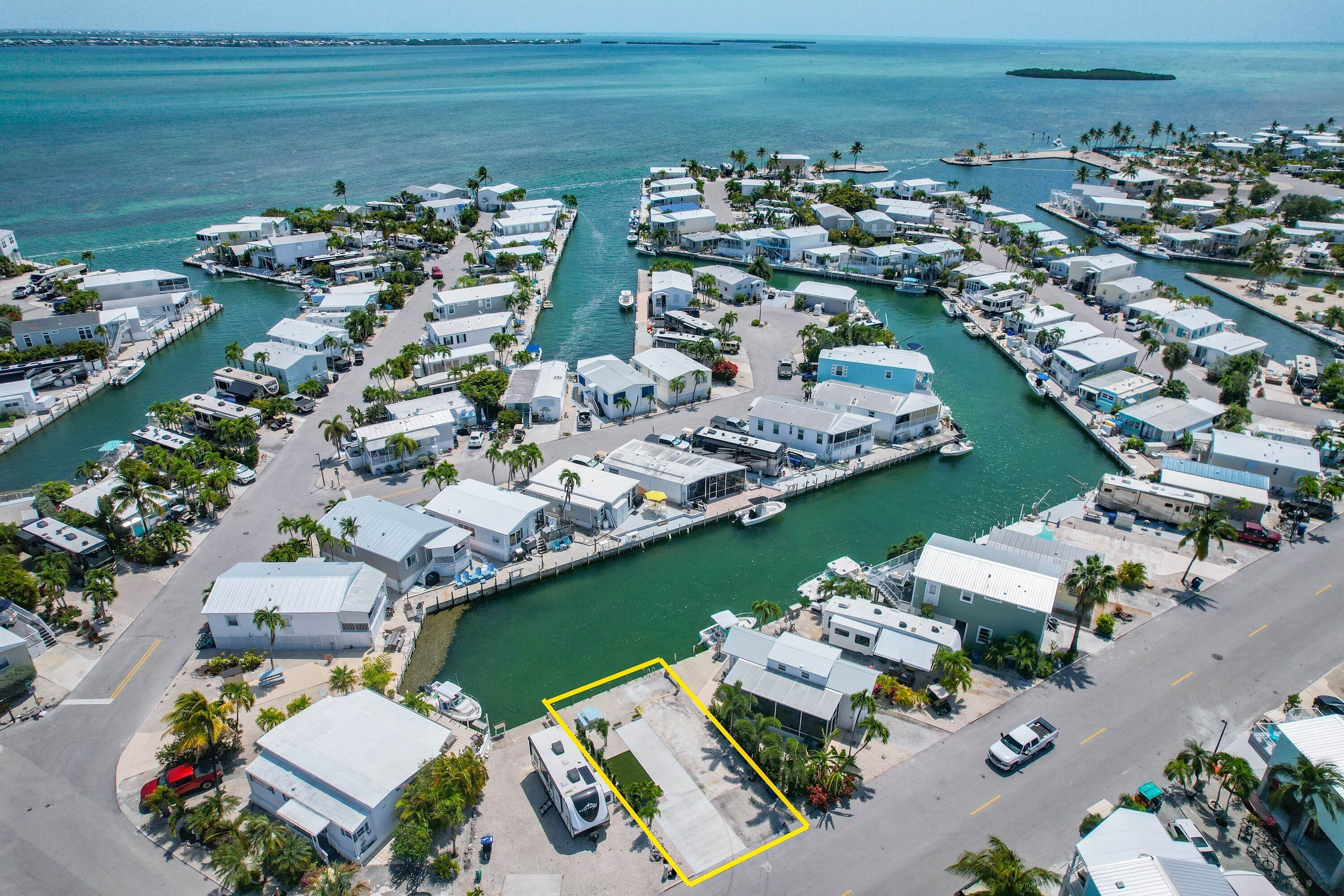 432 Empty Canalfront RV Lot with 32' Seawall