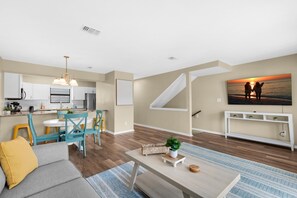 Townhome, Multiple Beds (Shore at Your Door) | Living area | TV - Shore at Your Door (Miramar Beach)