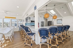 Fridge, microwave, oven, dishwasher - Sea Dream- 8 bd, 9 bath, sleeps 24 Pool- Sandbridge (Virginia Beach)