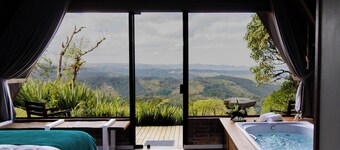 Chale na Serra Hidro Sauna Lareira Vista Sensacional