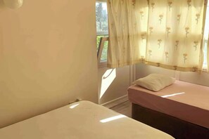 3 habitaciones y ropa de cama 