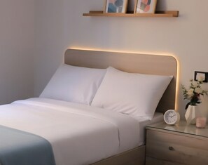 Habitación individual básica | Ropa de cama de alta calidad, camas Select Comfort y wifi gratis 