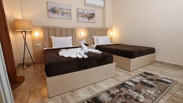 Premium bedding, Select Comfort beds, free WiFi, bed sheets