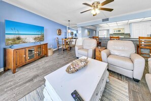 Condo, Multiple Beds (Edgewater Tower 1-105) | Living area
