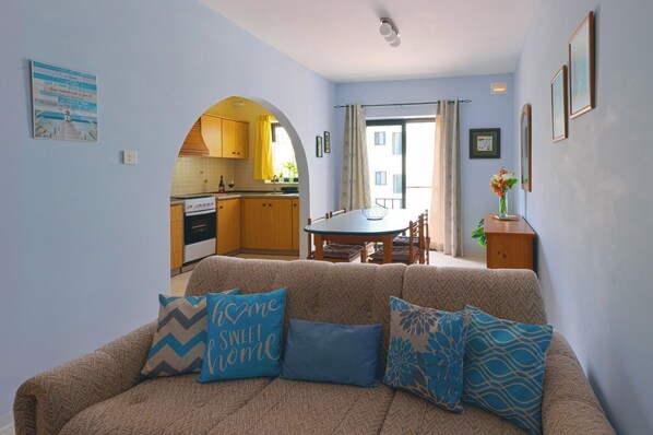 Apartment | Living area | TV - Central Marsascala Apt (Marsaskala)