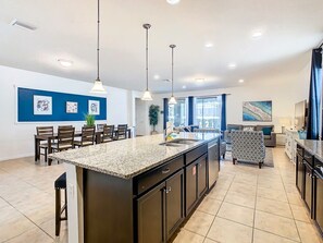 Interior - Windsor Westside Gorgeous 8BR Villa,Pool,By Disney (Kissimmee)