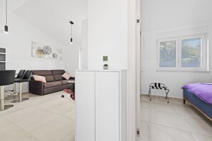 1 makuuhuone, silitysrauta/-lauta, ilmainen Wi-Fi, vuodevaatteet