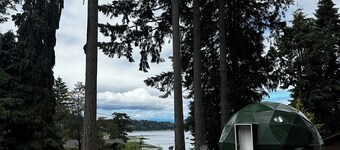 Glamping near Tolmie State Park